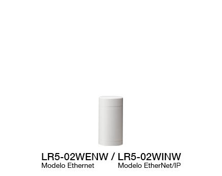 Baliza de Señalización LED Φ50 (compatible con control Ethernet / EtherNet/IP) Serie LR5-LAN