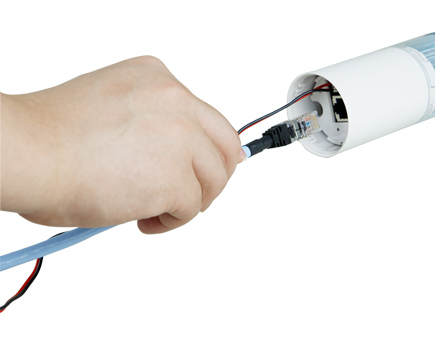Baliza de Señalización LED Φ50 (compatible con control Ethernet / EtherNet/IP) Serie LR5-LAN