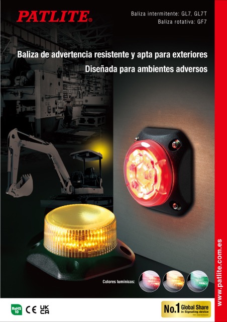 Serie GL7 <br> Baliza intermitente