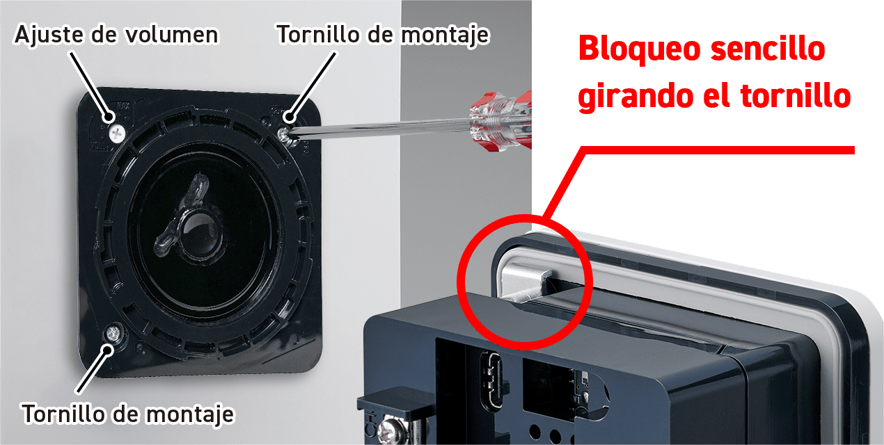 Estructura de acceso frontal